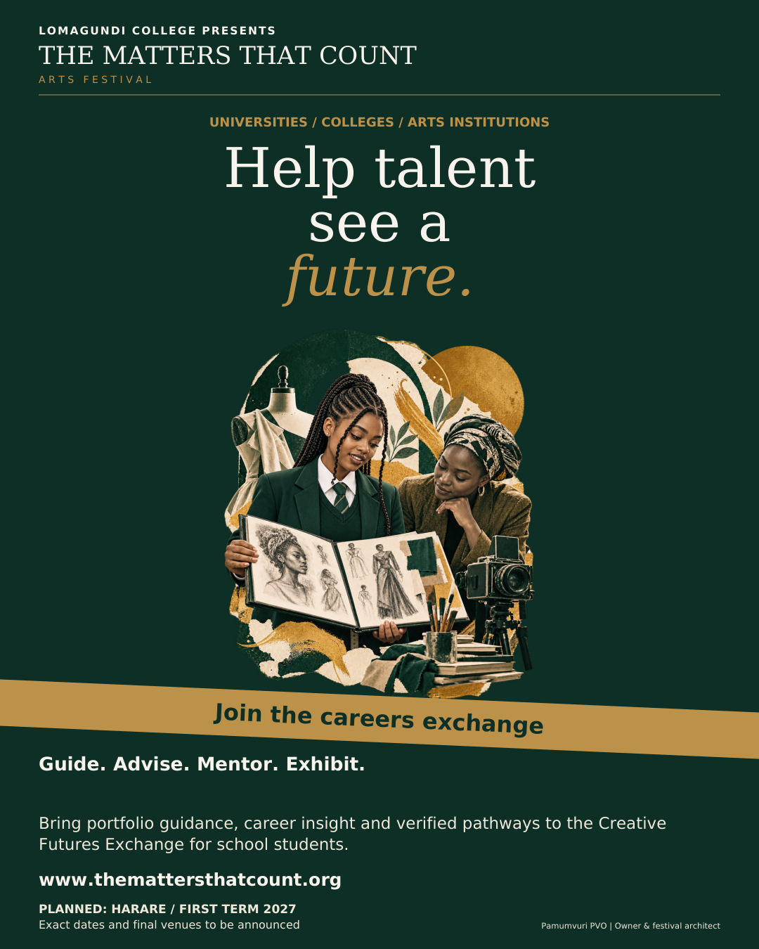 Creative Futures campaign artwork; print PDF uses the same approved design.